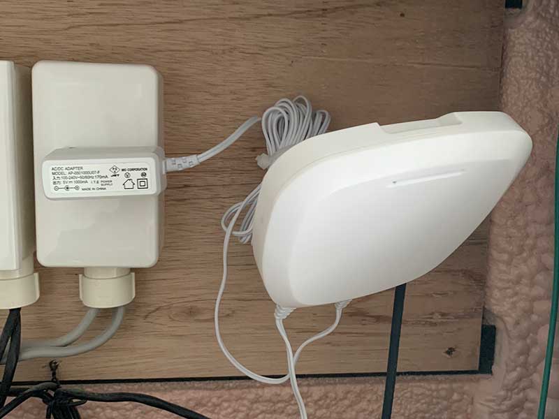 省エネ対策！部屋にバイタルセンサー設置