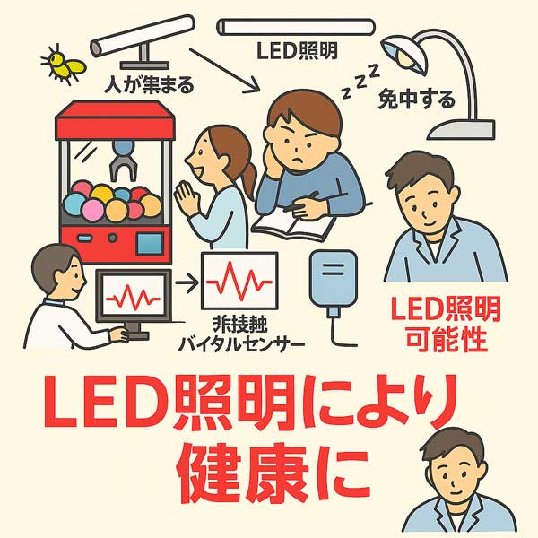 LED照明により健康に